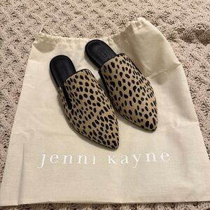 Jenni Kayne Leopard Print Mules- Never worn